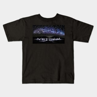 Milky Way over a Stone Circle Kids T-Shirt